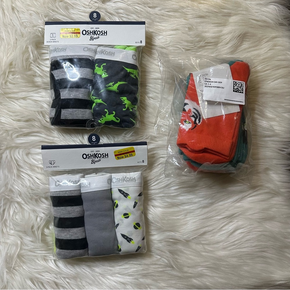 NWT Boys Socks & Underwear Bundle